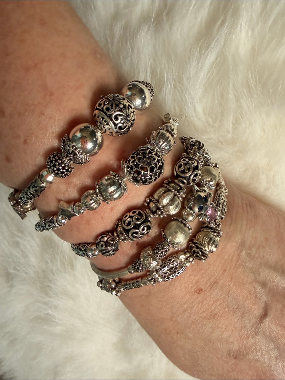 🥀Bohemian Sterling Silver Bead Bracelets -THIS IS A SAMPLING OF WHATS TO COME🥀BB